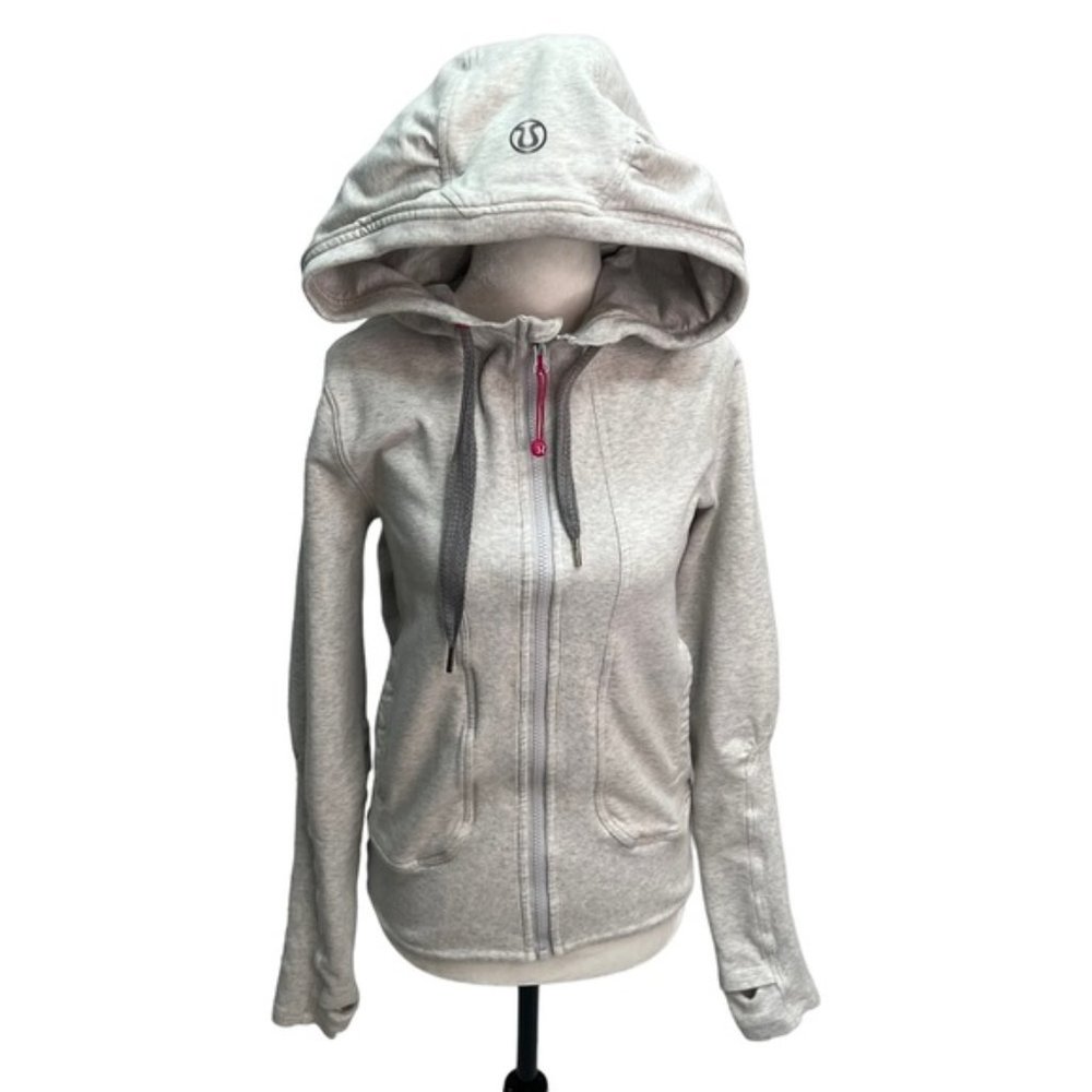 Lululemon Grey Dance Studio Hoodie Size 8